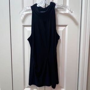 White House Black Market, size Medium, Black sleeveless top